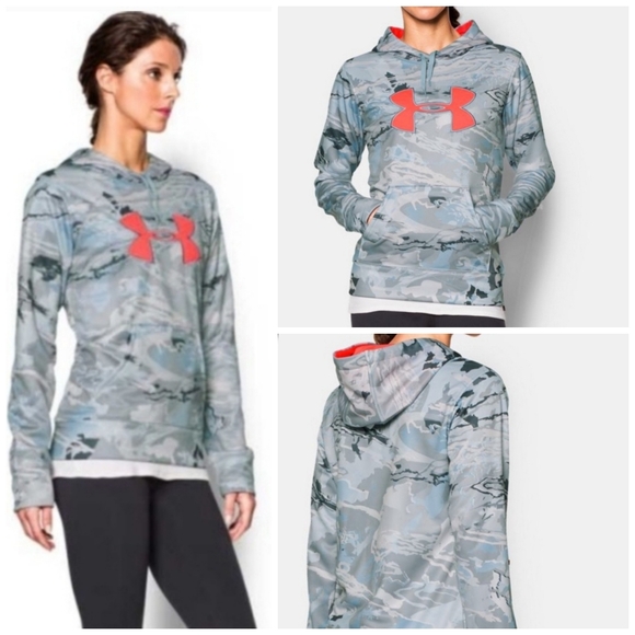 UNDER ARMOR Camo Hoodie - Size XXL NWT Pull-over with Kangaroo Pockets - Picture 3 of 16